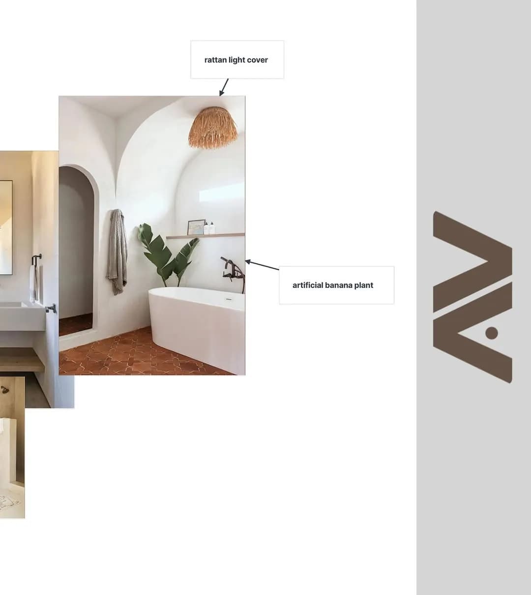 Bathroom detail moodboard